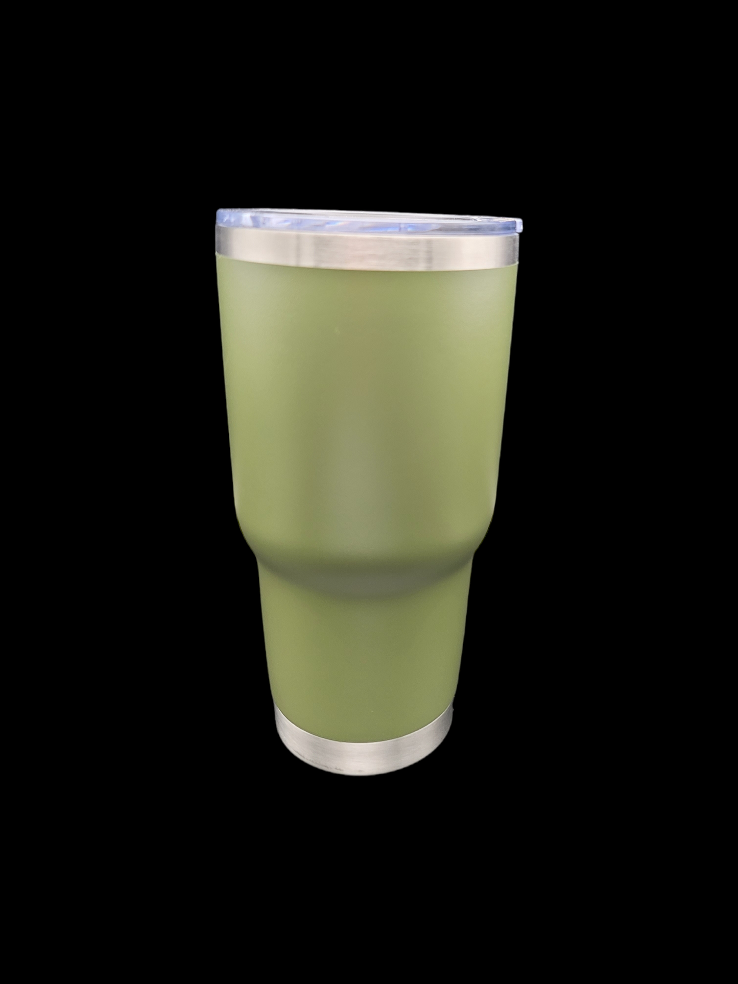 30 oz tumbler "Lillies" (Laser Engraved Powder Coat)